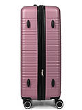 Валіза Франція велика L рожева 76х49х31+3см/110л/4.2кг/Worldline 627, фото 7