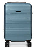 Валіза Франція мала S блакитна 55х35х20+3см/38л/2.6кг/Worldline 627, фото 2