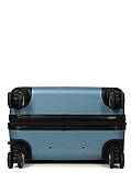 Валіза Франція середня M блакитна 66х44х28+3см/74л/3.5кг/Worldline 627, фото 5
