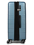 Валіза Франція велика L блакитна 76х49х31+3см/110л/4.2кг/Worldline 627, фото 8