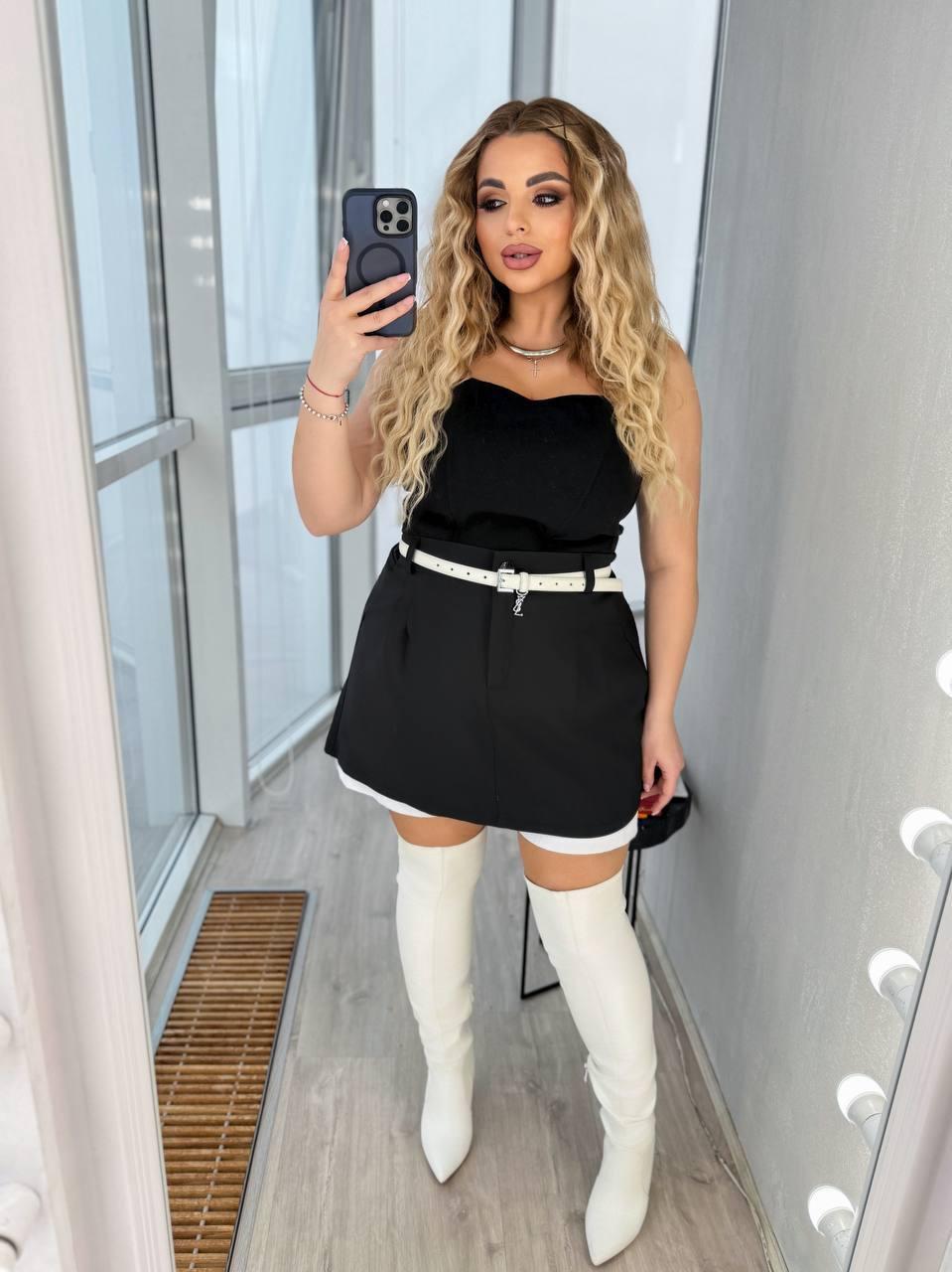 Спідниця-Шорти Норма + Батал "Кашемір", фото 1