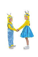 «Міньйон дівчинка» дитячий карнавальний костюм. Карнавальний костюм для дівчинки Міньйон