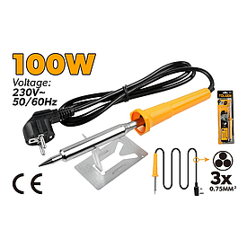 Паяльник еклектичний ПРОФІ 100 Вт TOLSEN 38064