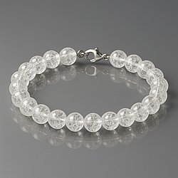 Кракле-кварц Ø8 браслет, 0193ТК