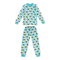 Піжама дитяча тепла GABBI Тепла-1 Бірюзовий на зріст 80 (10916)