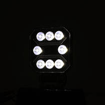 Фара робоча / ліхтар заднього ходу з червоним габаритом FRZ-8RLR 9-32V 8LED FERZE, фото 3