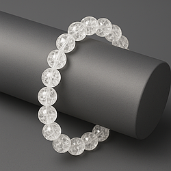 Кракле-кварц Ø10 браслет, 0194ТК