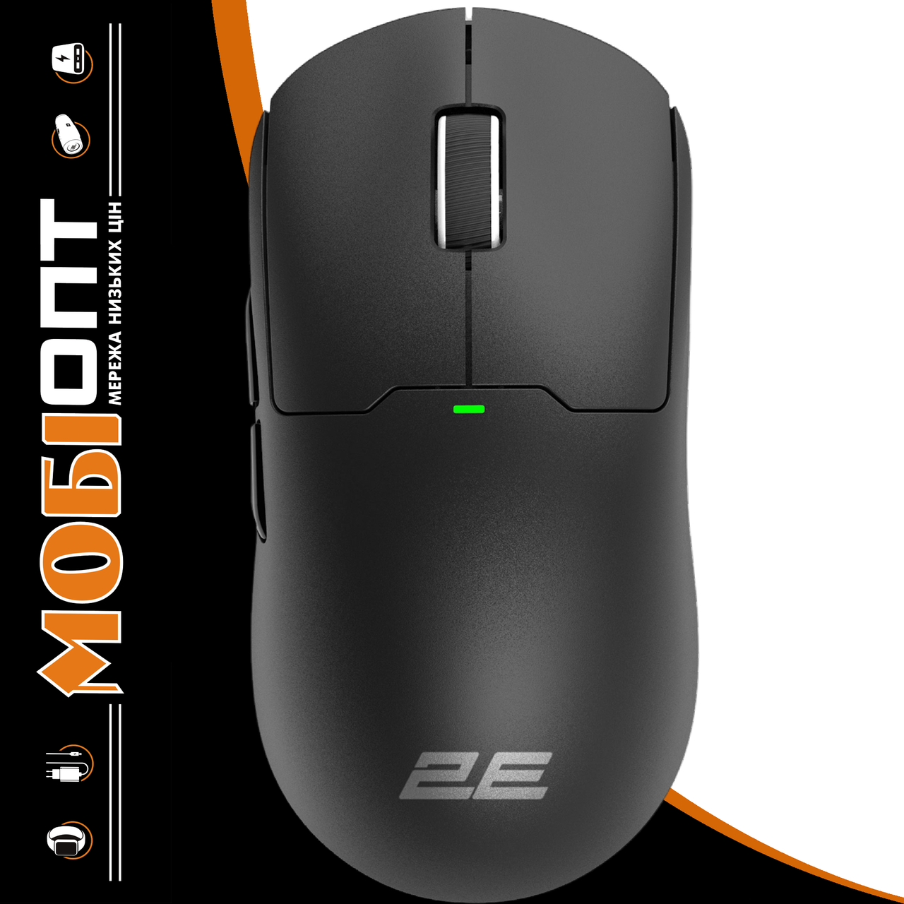 Bluetooth миша 2E Gaming MG355 WL USB-A/WL black (2E-MG355UBK-WL) UA