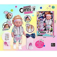 A 767 C Інтерактивна лялька 42 см: п'є, ходить на горщик, заплющує очі, з аксесуарами в коробці