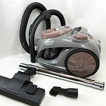 Пилосос контейнерний без мішка Rainberg RB-653 2500Вт, циклонний контейнерний пилосос, QX-701 невеликий пилосос, фото 4