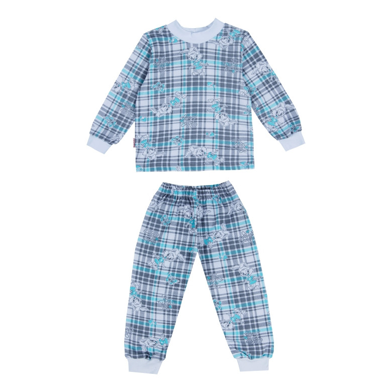 Піжама дитяча тепла GABBI Тепла-1 Ментоловий на зріст 80 (10916)