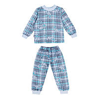 Піжама дитяча тепла GABBI Тепла-1 Ментоловий на зріст 80 (10916)