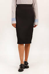 Утеплена спідниця міді Finn Flare A19-12011-200 чорна S