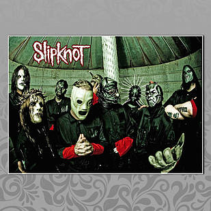 Плакат А3 Рок Slipknot 002