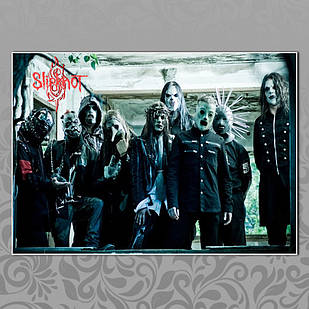 Плакат А3 Рок Slipknot 003