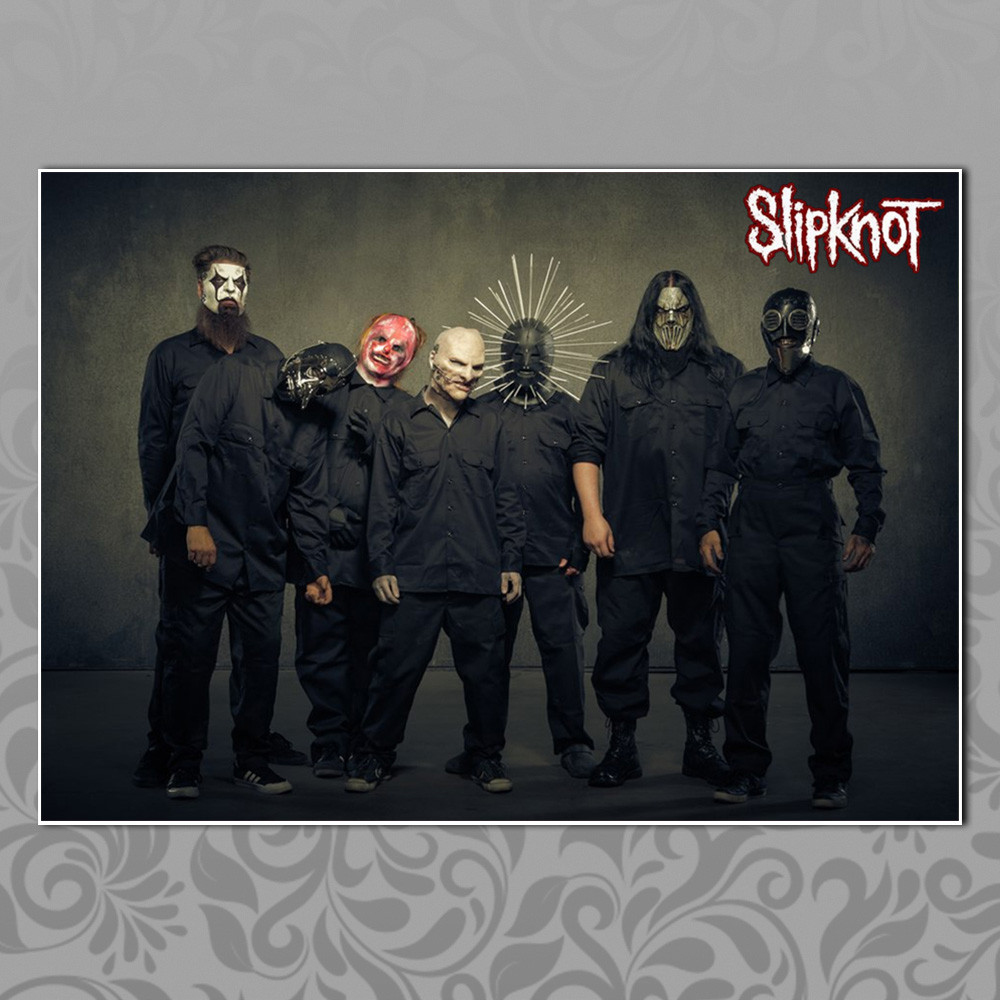 Плакат А3 Рок Slipknot 004, фото 1