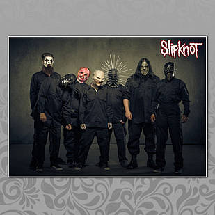 Плакат А3 Рок Slipknot 004