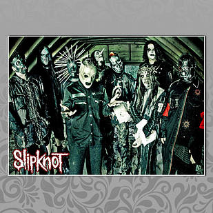 Плакат А3 Рок Slipknot 005