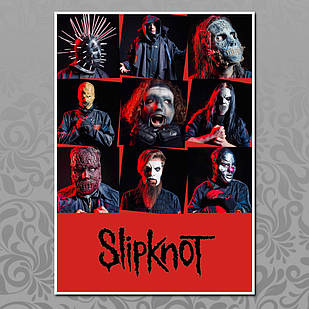 Плакат А3 Рок Slipknot 012