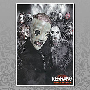 Плакат А3 Рок Slipknot 013