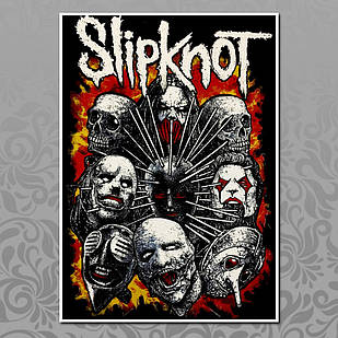 Плакат А3 Рок Slipknot 014