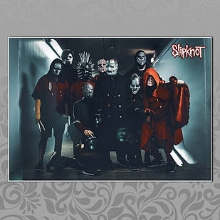 Плакат А3 Рок Slipknot 017
