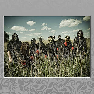 Плакат А3 Рок Slipknot 019