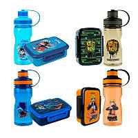 Пляшечка 500мл 22-397, 24-397 + ланчбокс 420мл 22-160, 24-397 Kite