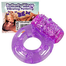 Вібруюче ерекційне кільце Butterfly Wings – подвійне задоволення для пари