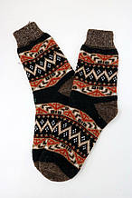 Шкарпетки чоловічі шерстяні з орнаментом та малюнком