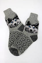 Шкарпетки чоловічі шерстяні з орнаментом та малюнком