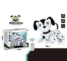 Песик на радіокеруванні з колесом вільного руху: підсвітка, музика, англійські пісні та історії,