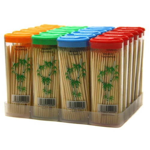 Зубочистки бамбук 80шт 0051/0580/9183 (24/1152), фото 1
