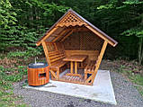 Дерев'яна альтанка, розбірна (на 8 людей) "Престиж", фото 2