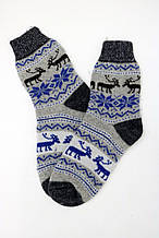 Шкарпетки чоловічі шерстяні з орнаментом та малюнком