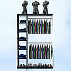 Стійка "PENELOPE ODISSEY" 2400х1680х480мм. Рейл вішало для одягу, стелаж поличний з вішалками та полицями, фото 5