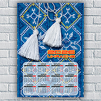 Календар-постер настінний на 2026 рік з патріотичним принтом "Ukraine. Україна. Вишиванка"