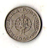 Індія - Португальська 6 ескудо, 1959 Мідно-нікелевий сплав, 14g, ø 31.2mm №2900п, фото 2