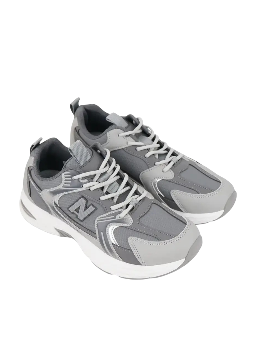 Чоловічі кросівки демісезонні сірі, фото 1