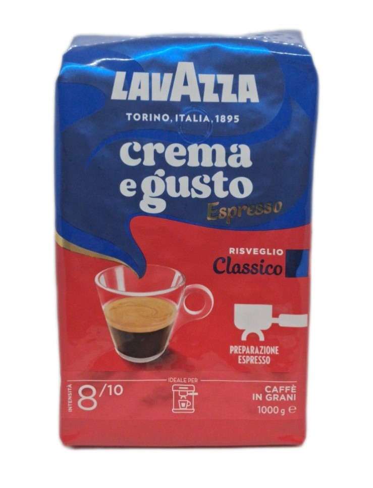 Кава в зернах Lavazza Crema Gusto Espresso Classico 1 кг