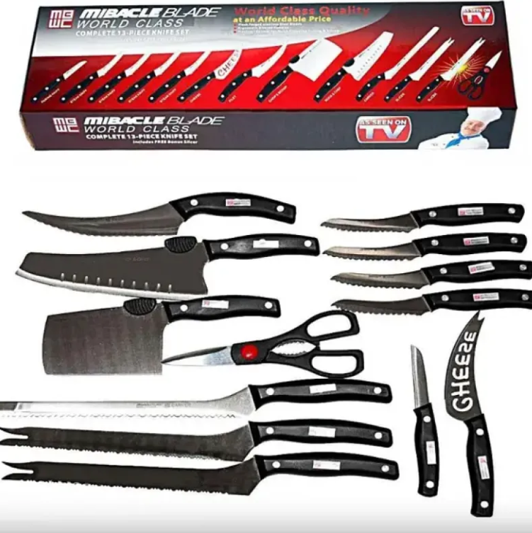 Набір кухонних ножів Miracle Blade 13 в 1