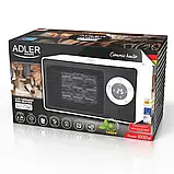Керамічний тепловентилятор Adler AD 7746 — 700/1000 Вт, сенсорне керування, таймер, LCD-дисплей, фото 8