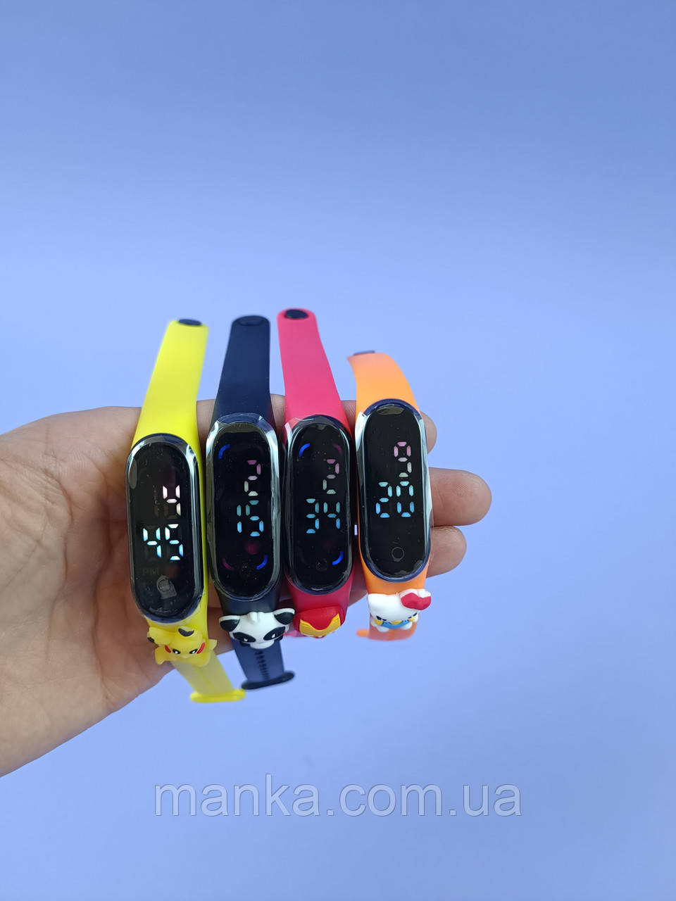 Годинник дитячий з супергероями C 73298 електронний, налаштування дати й часу, фото 1