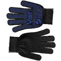 Рукавички плетені чорні з вкрапленням, XL, (127030) Technics Master (16-012)