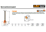 CMT 765.402.11 Фреза HM D=10 R=5 I=10 S=6 Профіль=D, фото 2