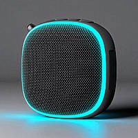 Маленька квадратна bluetooth колонка на магніті з RGB підсвіткою Proove Loadstone 6W TWS з карткою Micro SD