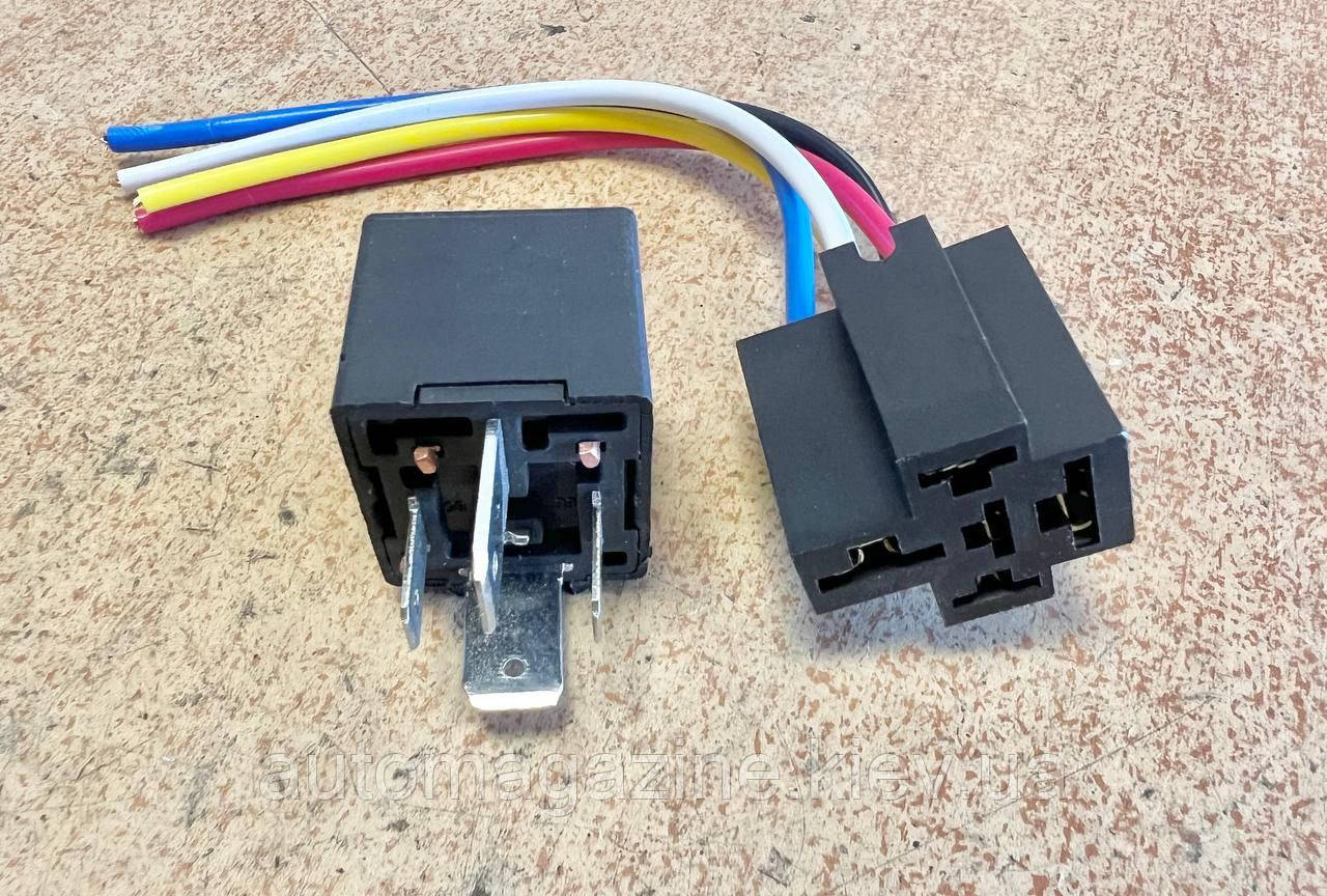 Реле стартера з роз'ємом Газель, Соболь, Волга (4 контакти, 70А), фото 1