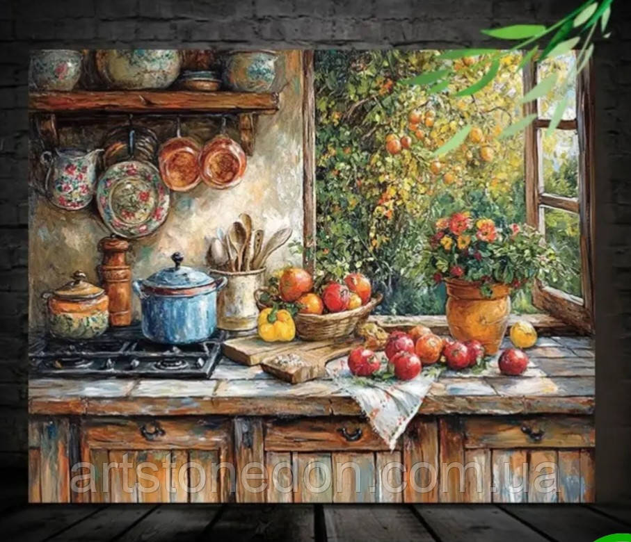 Картина для декору "Затишна кухня", фото 1