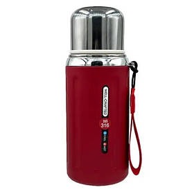 Термос вакуумний для напоїв RIAS XL-896 0.6L Red (3_07121)