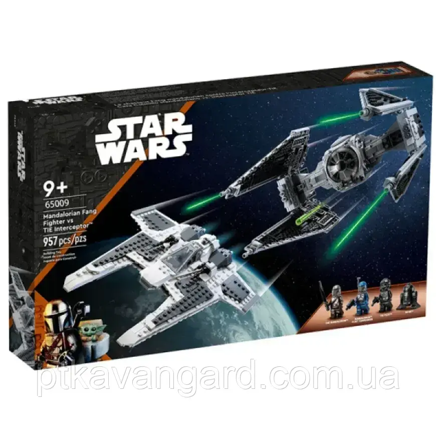 Конструктор Star Wars 65009 957 деталей винищувач клик проти перехоплювача сід зоряні війни, фото 1